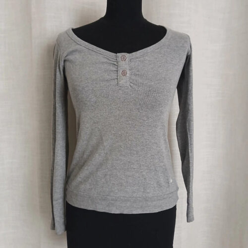 Top maniche lunghe elasticizzata - Misura M - vintage originale