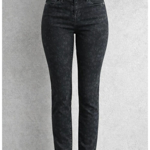 Jeans maculati neri donna IT28 / XXS