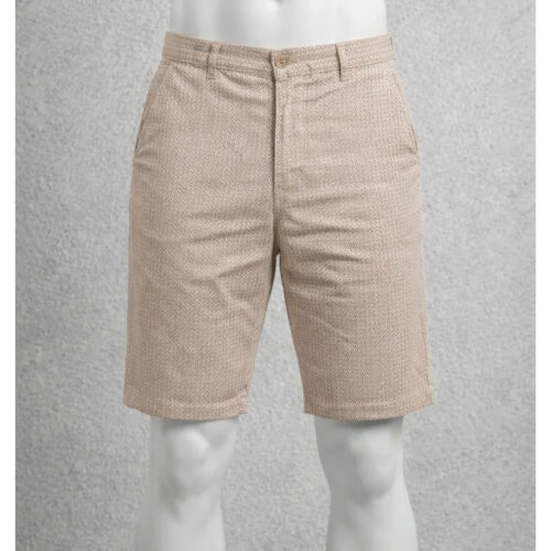 Pantaloncini beige fantasia geometrica – taglia 44/S