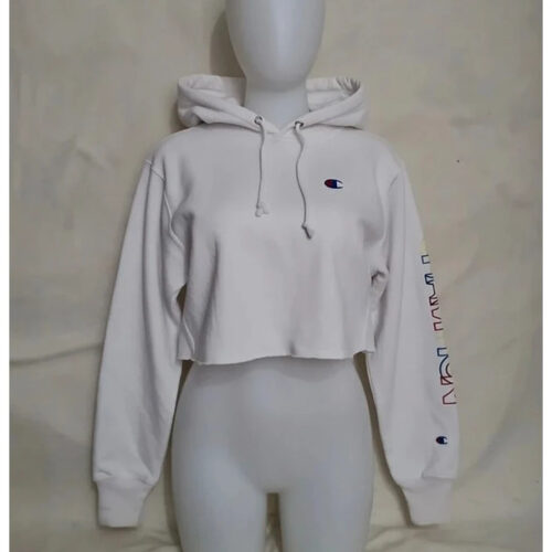 Felpa con cappuccio crop Champion – Misura S