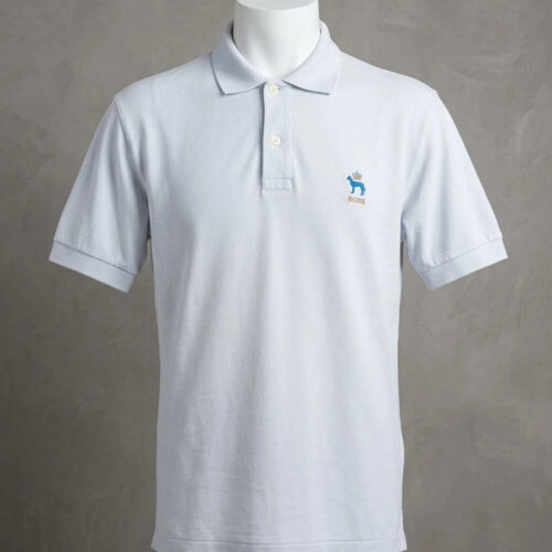 Polo Hugo Boss vintage azzurro chiaro - Taglia XL