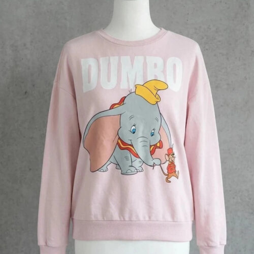 Felpa Dumbo Disney Rosa – Misura L