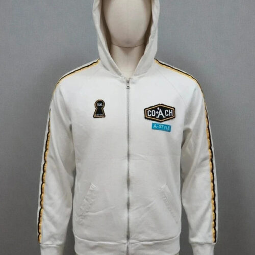 Felpa con cappuccio e zip A-style - Misura XL - vintage originale