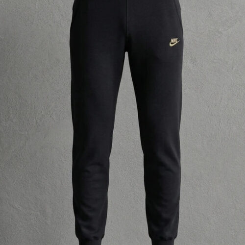 Pantaloni Tuta Nike Neri Ragazzo 12-13 Anni - Logo Oro - vintage originale