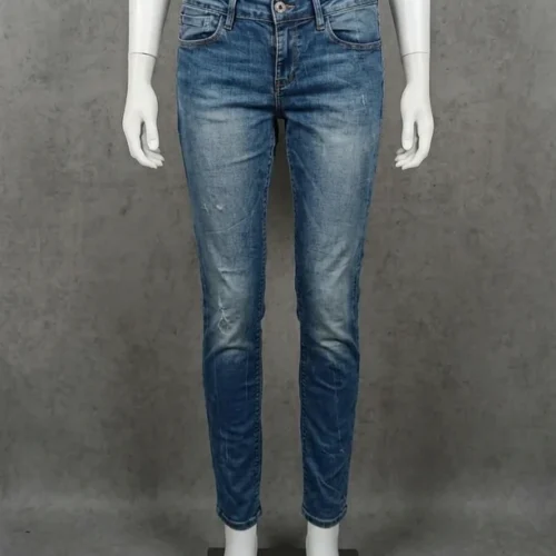 Jeans GUESS slim/straight blu medio - Taglia 32 (M) - vintage originale