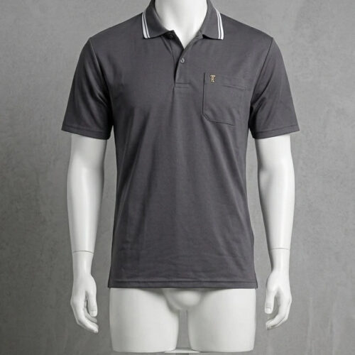 Polo Mezza Manica Grigia 4XL