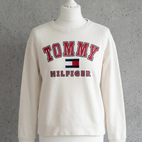 Tommy Hilfiger Felpa Girocollo Logo Vintage Bianca S