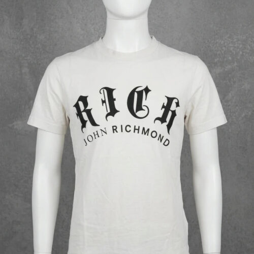 John Richmond T-Shirt Graphic Rich Bianco S