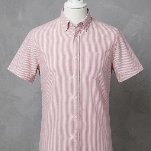 North Sails Camicia Maniche Corte Righe Bianco Rosso S