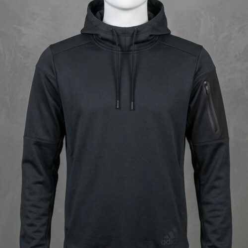adidas Felpa con Cappuccio Nera con Grafica Skull - Misura S