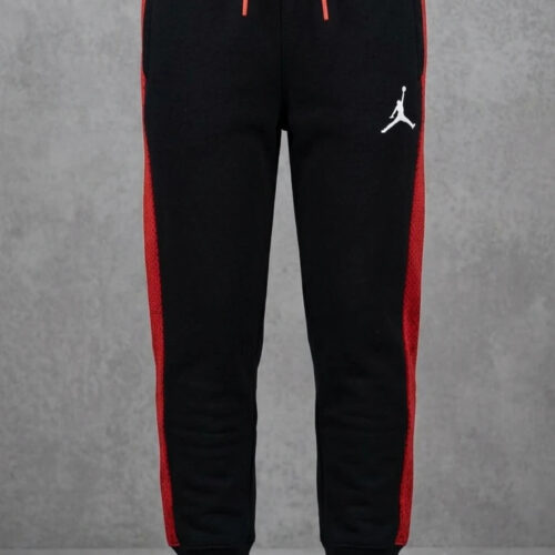Jordan Pantaloni Joggers Neri e Rossi Taglia M 10-12 anni