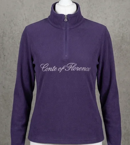CONTE OF FLORENCE PILE MEZZA ZIP VIOLA DONNA – MISURA L