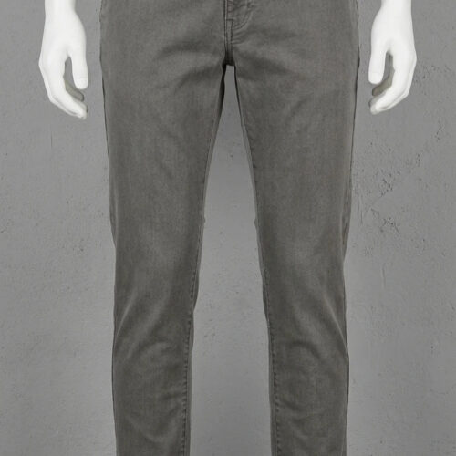 Liu Jo Uomo Pantaloni Chino Grigio Scuro